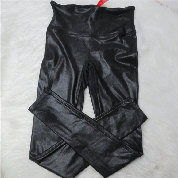 NWT Spanx Faux Leather Leggings - Picture 9 of 9